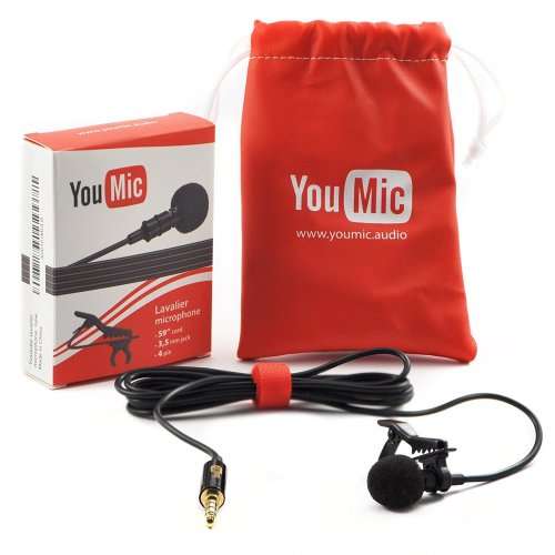 Lavalier Lapel Microphone | Perfect for Recording Youtube Vlog Interview