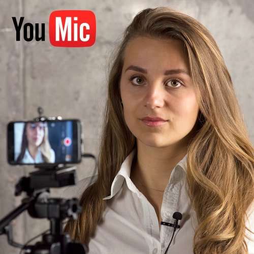Lavalier Lapel Microphone | Perfect for Recording Youtube Vlog Interview