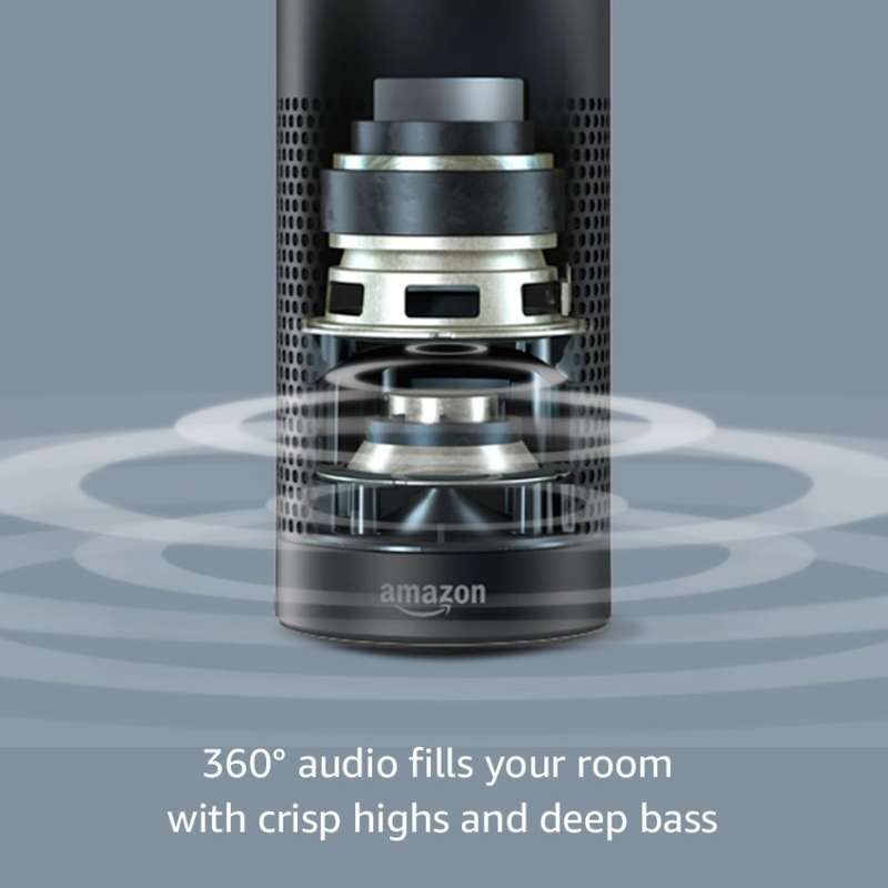 Echo Plus with built-in Hub - White + Philips Hue Bulb included