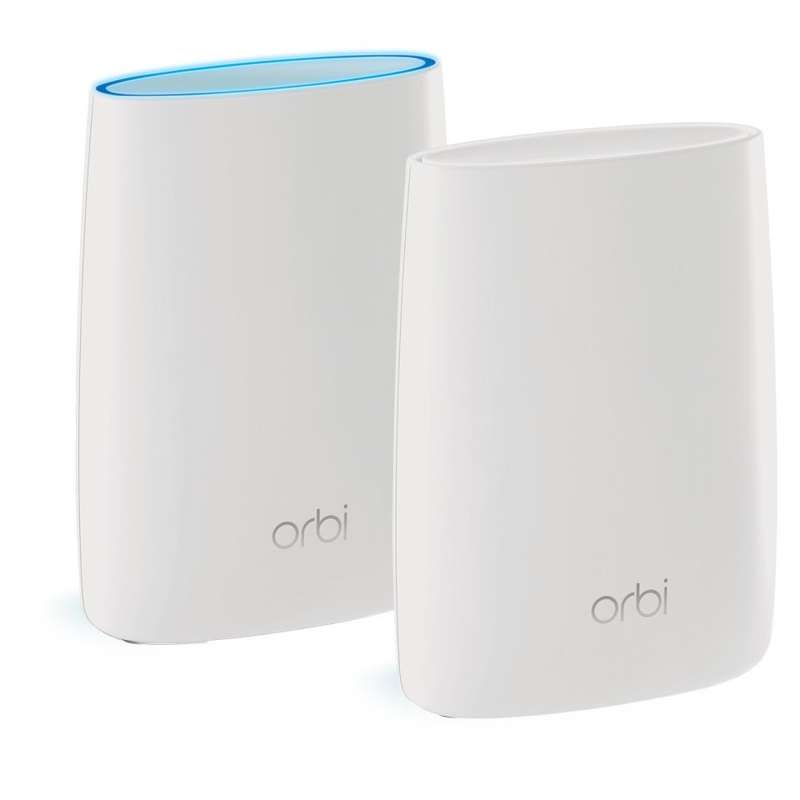 NETGEAR Orbi Whole Home Mesh WiFi System with Tri-band - AC3000 (Set of 2)