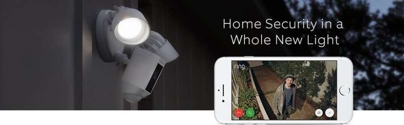 Ring Floodlight Camera ] Motion Activated HD Security Cam ] Two-Way Talk and Siren Alarm
