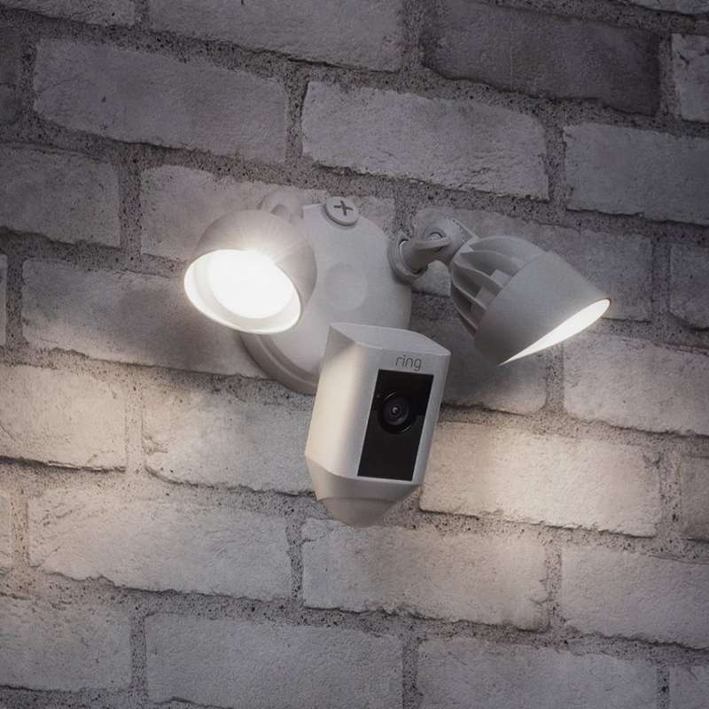 Ring Floodlight Camera ] Motion Activated HD Security Cam ] Two-Way Talk and Siren Alarm