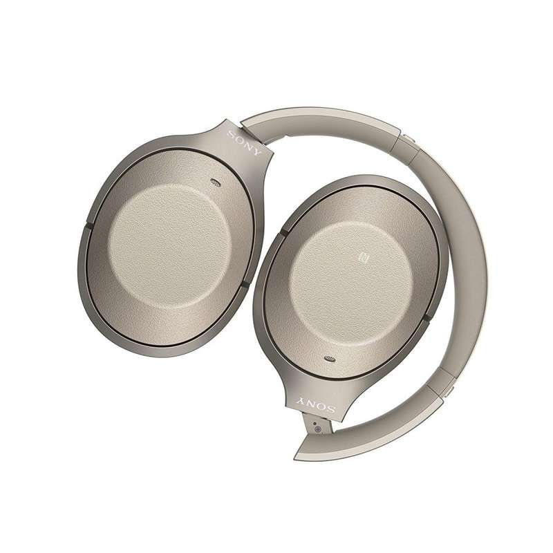 Sony Noise Cancelling Headphones WH1000XM2: Over Ear Wireless Bluetooth Headphones with Case - Gold