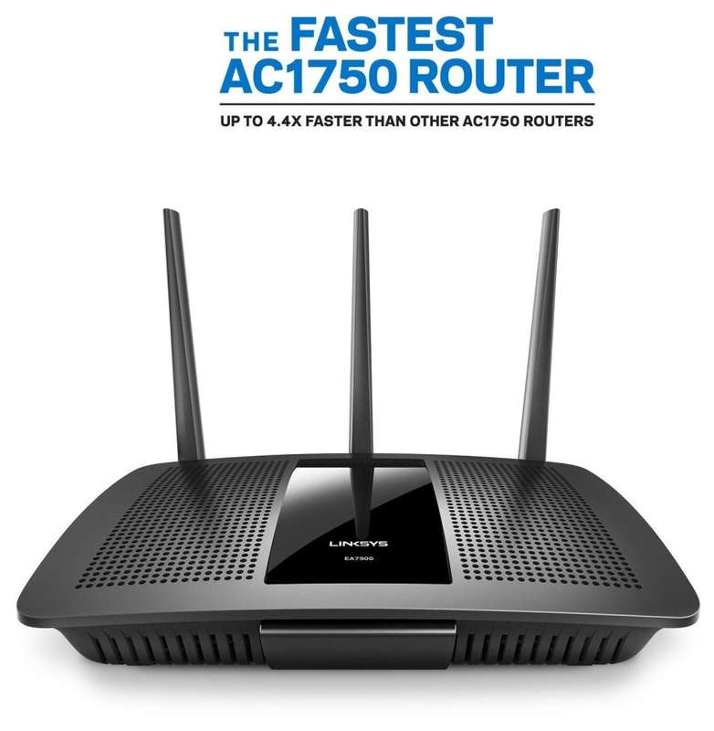 Linksys AC1900 Dual Band Wireless Router, Works with Amazon Alexa (Max Stream EA7500)