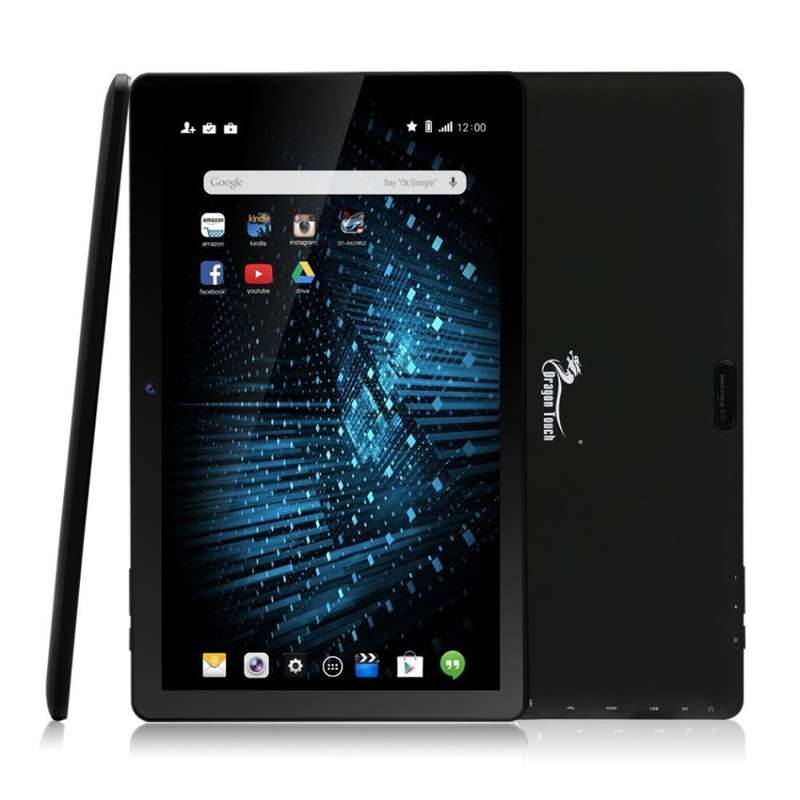 Dragon Touch X10 10.6 inch Octa Core CPU Android Tablet 16GB Storage Bluetooth Mini HDMI Tablet