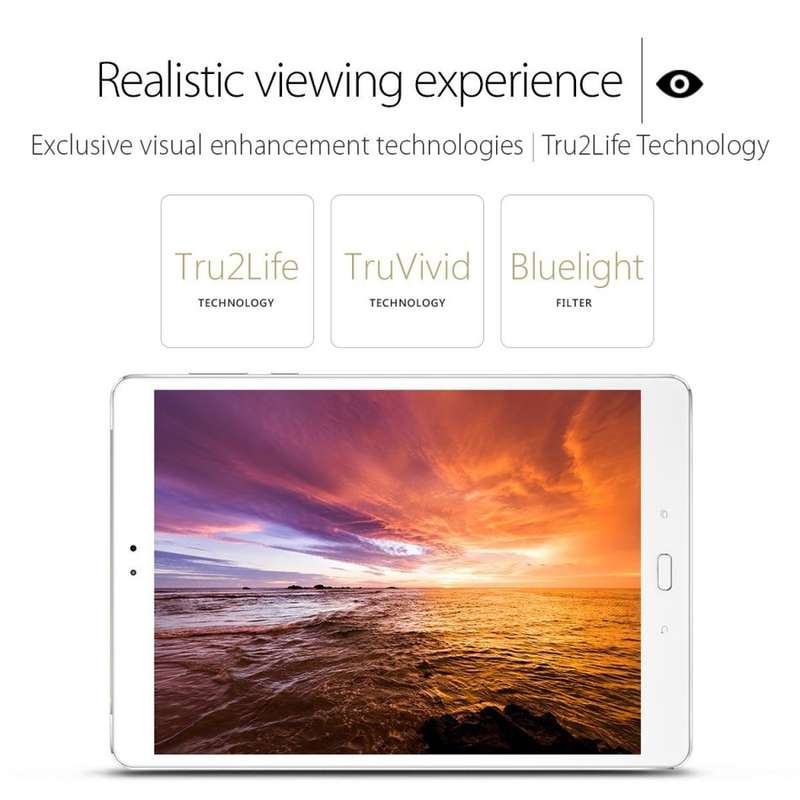 ASUS ZenPad 3S 10 9.7", 4GB RAM, 64GB eMMC, 5MP Front / 8MP Rear Camera, Android 6.0, Glacier Silver