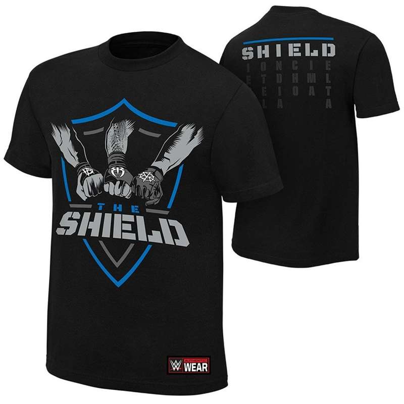 WWE The Shield Shield United Youth Authentic T-Shirt Black | Available in: Small, Medium, Large
