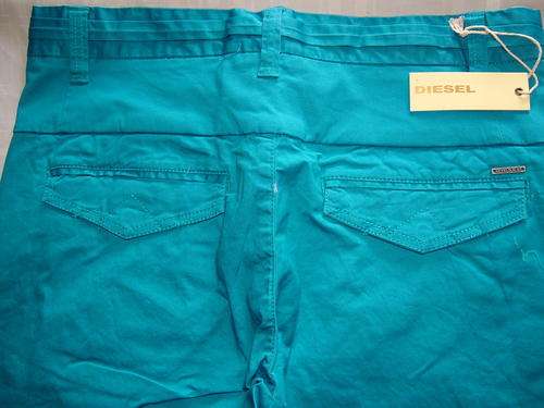 DIESEL Men's Blue Chinos Size 34