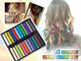 Fashionable 24 Colours Temporary Hair Color DIY Nontoxic Hair Color Chalk Pastel