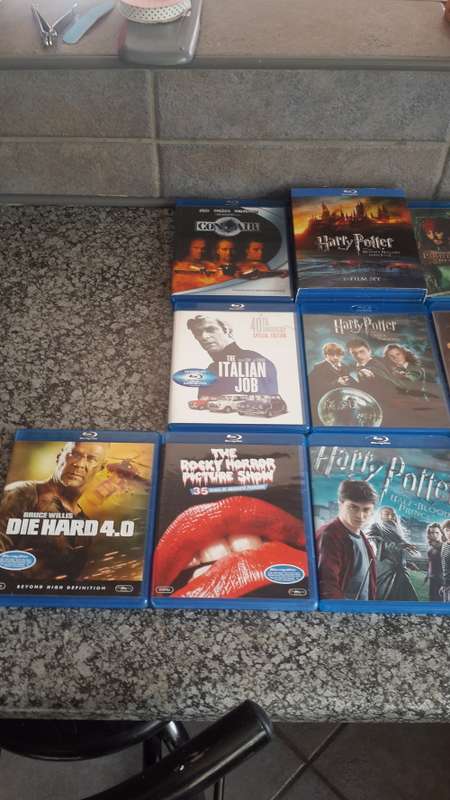 JOBLOT BLU-RAY COLLECTIONS(ICE AGE ,BOURNE,HARRY POTTER,FAST & FURIOUS,PIRATES OF THE CARBIAN )