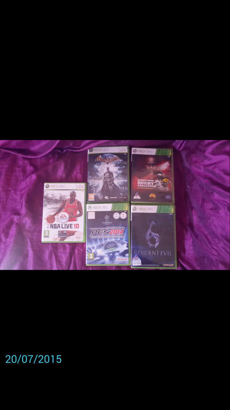5 xbox 360 games all for one bid