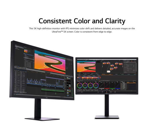 Apple, LG, 27 Inches IPS LED UltraFine 5K  THUNDERBOLT Monitor
