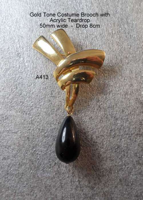 Vintage Goldtone Brooch