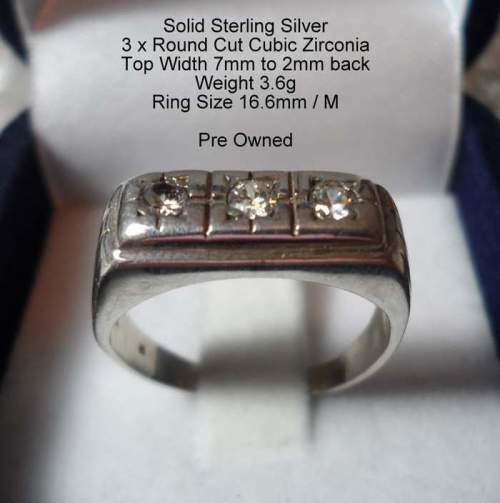 Solid Sterling Silver Ring