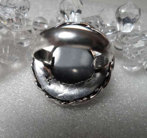 Impressive GLITTER Ring set in 925 Electroplate
