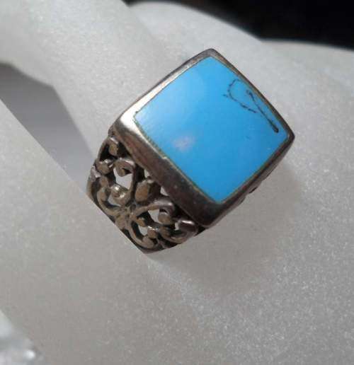 BOLD TURQUOISE SET IN SOLID STERLING