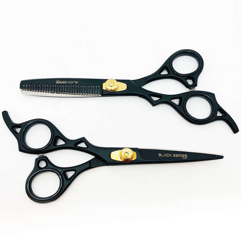 Pro Scissors Hairdressing & Thinning Shears 5.5" Black Matte Series | LOCAL STOCK | LEFTY USERS