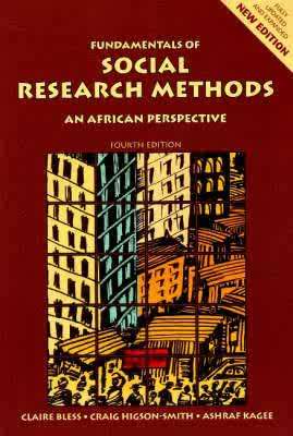 Fundamentals of Research Methods - An African Perspective