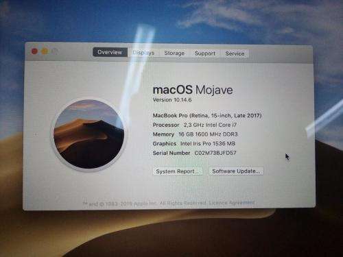 macbook pro core i7 15 inch late [2013]