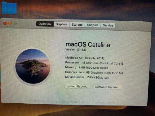 MACBOOK AIR CORE i5  13`` 2017 IMMACULATE CONDITION