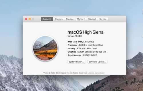 I MAC CORE 2 DUO 2009 21.5 INCH PLIZ READ