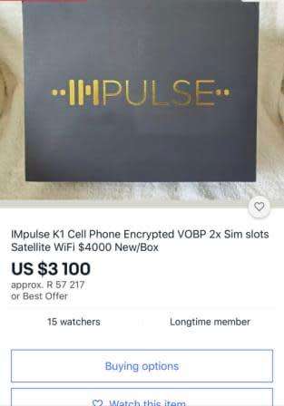 K1 impulse Phone!! Innovative Technology,Voice over blockchain Protocol  impulse Phone!! NEW SEALED