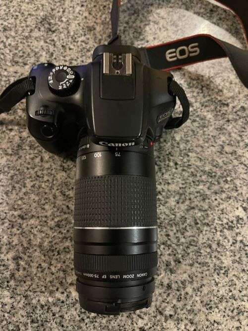 CANON EOS 4000D WITH 75-300MM LENS