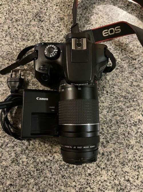 CANON EOS 4000D WITH 75-300MM LENS