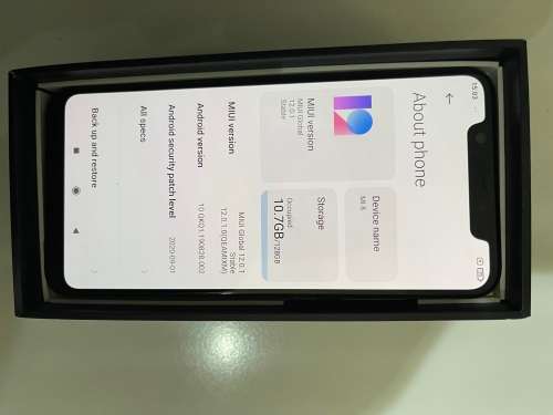 XIAOMI MI8 MI 8 6.21 INCH 6GB RAM 128GB ROM SNAPDRAGON 845 OCTA CORE DUAL SIM  SMARTPHONE
