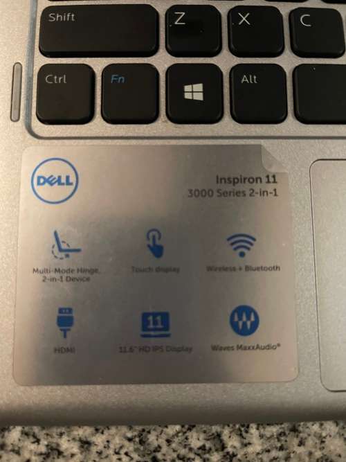 Dell Inspiron 11 3000 Series 2-in-1 touch screen laptop