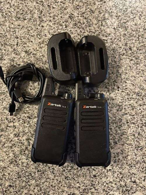 ZARTEX-TX-ULTRA THIN and COMPACT TWIN PACK TWO WAY RADIOS