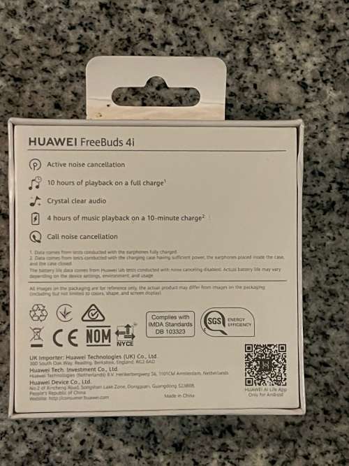 Huawei FreeBuds 4i White new sealed