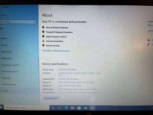 HP PROBOOK 450 G3 CORE i5 6TH GEN