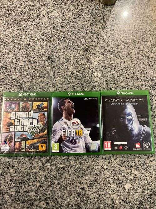 3  X BOX ONE GAMES