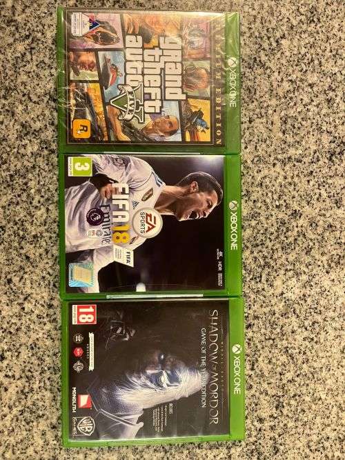 3  X BOX ONE GAMES