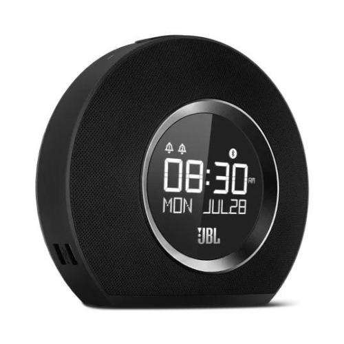 JBL Horizon Bluetooth Alarm Clock with USB Charging and Ambient Light (Black)