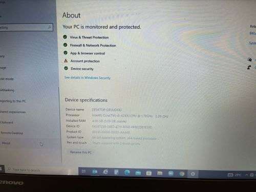 LENOVO THINKPAD X240 CORE i5-4300u