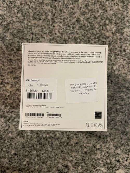 Apple - Homepod Mini _ White New Sealed