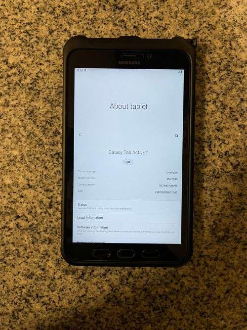Samsung Galaxy Tab Active 2 SM-T395 16GB 8` Wi-fi + 4G With S Pen Mint as New Retail 14k