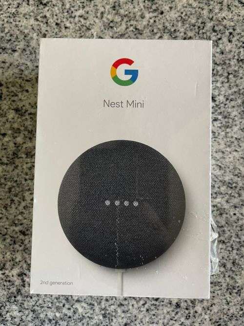 Google Nest Mini Smart Speaker (2nd Gen) New Sealed