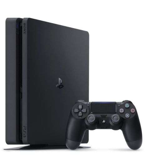 PLAYSTATION SLIM 500GB  WITH 5 GAMES and 2 CONTROLLERS