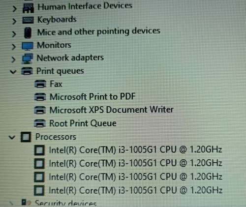 HP 250 G7 Laptop - 10th Gen Intel Core i3-1005G1, 8Gb memory 256Gb Samsung SSD