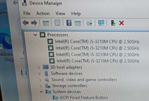 HP ProBook 4540s, Intel Core i5-3210M @2.5GHz processor, 8Gb Memory, 700GB HDD, Windows 11