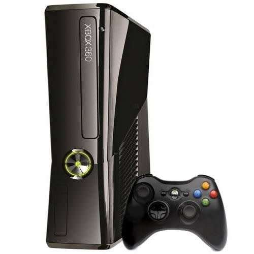 X BOX 360 S 250 GB MINT CONDITION WITH 2 CONTROLLERS and 3 GAMES