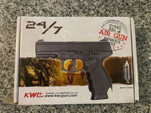 KWC 24/7 CO2 4.5mm BB Pistol M/S NB/B
