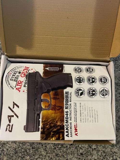 KWC 24/7 CO2 4.5mm BB Pistol M/S NB/B