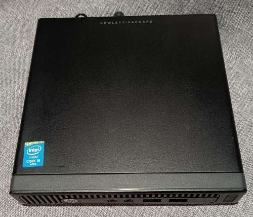 HP EliteDesk 800 G1 DM, Intel i5-4590T@2GHz, 8GB memory, 128GB SATA SSD, WiFi, Windows 11