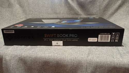 New in Box Connex SwiftBook Pro, Intel N3350 Celeron @2.4GHz Turbo, 4GB RAM, 64GB eMMC SSD