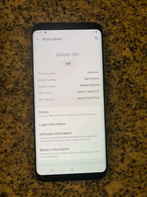 SAMSUNG S8+ DUAL SIM