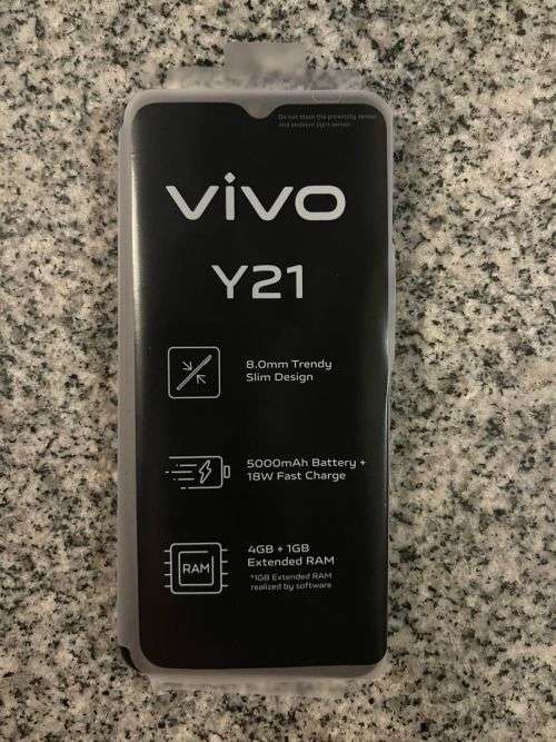 VIVO Y21 V2111 DUAL SIM  METALIC BLUE MINT CONDITION AS NEW